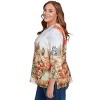 Alfred Dunner Womens Plus-Size Farm Landscape Harvest Top,Oatmeal Multi,Size 3X - 4 of 4