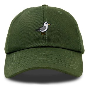 Dalix Seagull Embroidered Cap Cotton Baseball Hat Bird Womens - 1 of 4