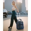 LUGGEX Underseat Carry On Luggage with Wheels, Softside Personal Item, Underseat 16 Inch, Blue - 2 of 4