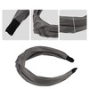 Unique Bargains Women's Faux Leather Knotted Headband 1.57 Inch Wide 1 Pc - 4 of 4