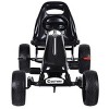 Costway Go Kart Kids Ride On Car Pedal Powered 4 Wheel Racer Stealth Outdoor Toy - 2 of 4