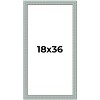PosterPalooza | Panoramic Refined Blue Picture Frame - UV Acrylic, Foam Board Backing, Hanging Hardware - 2 of 4