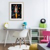 Stupell Industries Blast Off Rocketship Framed Print Under Glass Art - 3 of 4