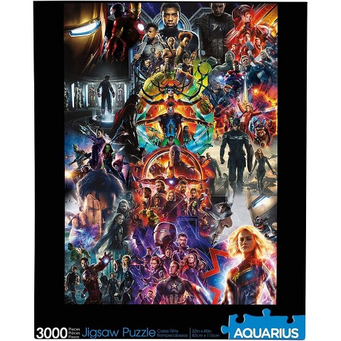 Aquarius Puzzles Marvel Mcu Collage 3000 Piece Jigsaw Puzzle : Target