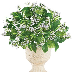 Collections Etc Baby's Breath Bush Set Of 2 - 1 of 4