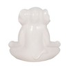 Sagebrook Home 7" Ceramic Yoga Elephant Sculpture - Contemporary White Table Decor For Home, Office, Yoga Studio, Spa - Yoga Lover Gift Idea - 4 of 4
