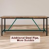 Modern Dining Table for 6-8,70.87" Industrial Dining Room Table for Home/Kitchen - 2 of 4