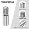 Unique Bargains 304 Stainless Steel Durable Multipurpose Precision Structure Mechanical Fasteners - 2 of 4