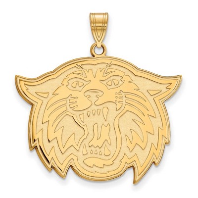 Black Bow Jewelry 10k Yellow Gold Villanova Wildcats NCAA Extra Large Pendant