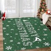 Fulvari Christmas Rug Holiday Merry Christmas Non-Slip Doormat Runner Rug Decorative Xmas Kitchen Floor Mat for Home Decoration - 2 of 4