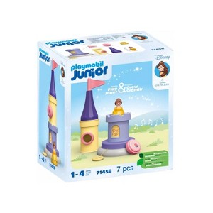 Playmobil Playmobil Junior & Disney Belle's Play Tower with Sound 71458 Playset 7pcs - 1 of 1