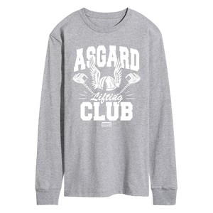 Men's - Marvel - Thor Asgard Lift Club Long Sleeve Graphic T-Shirt - 1 of 4