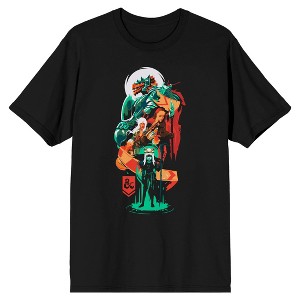 Dungeons & Dragons Character Art Men's Black T-shirt - 1 of 1