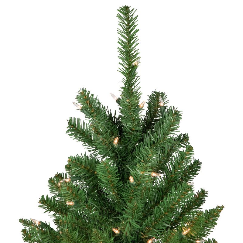 Northlight 7.5' Pre-Lit Pencil White River Fir Artificial Christmas Tree - Clear Lights, 5 of 8