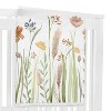 Sweet Jojo Designs Girl Baby Milestone Blanket Watercolor Floral Garden Multicolor - 2 of 4