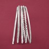 Ross-Simons Sterling Silver Jewelry Set: 5 Bangle Bracelets - 3 of 4