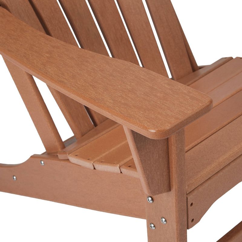 5pk Plastic Resin Adirondack Chair with Side Table & Ottoman - EDYO LIVING
, 6 of 14
