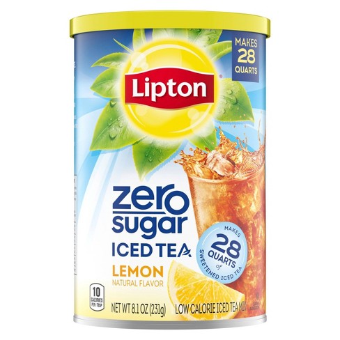 Mislukking lobby schending Lipton Zero Sugar Lemon Iced Tea Mix - 8.1oz : Target
