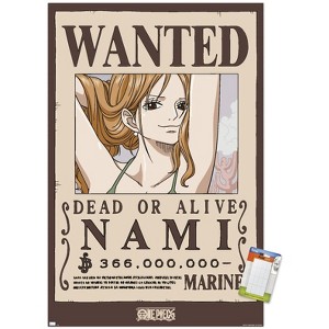 Trends International One Piece - Nami Wanted Poster Unframed Wall Poster Prints - 1 of 4