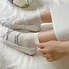 Alilang Women's Summer Ribbed Ankle Socks with Bow Embroidery - 3 of 3
