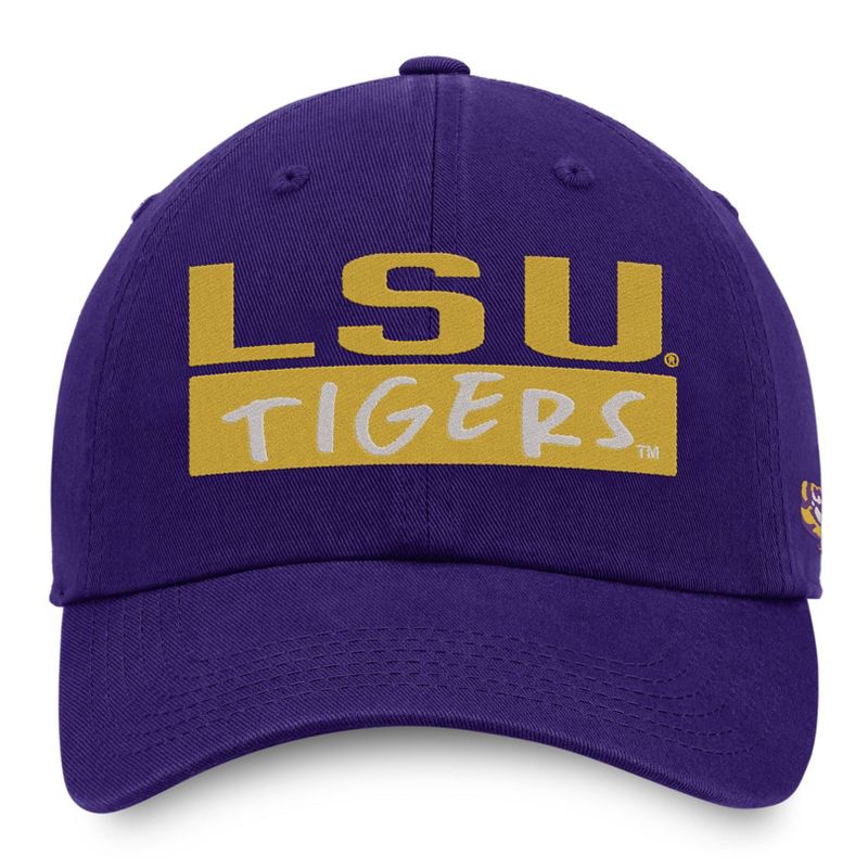 NCAA LSU Tigers Youth Unstructured Scooter Cotton Hat, 2 of 5