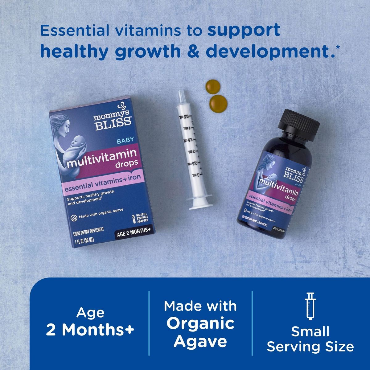 Mommy's Bliss Baby Multivitamin + Iron - 1 fl oz - thumbnail 3
