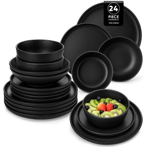 vancasso 24-Piecee Stoneware Dinnerware Set , Including Dinner/Dessert Plates, Soup Plate And Bowls, For 6 People - 1 of 4