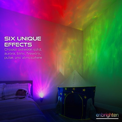 Gray LED Color Changing Nursery Night Light Projector