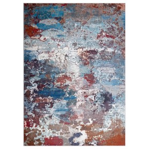 Abstract Area Rug Modern Washable Non-Slip Carpet for Front Door Entrance Kitchen  Office Bedroom - 1 of 4