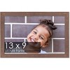 PosterPalooza | Photo Size Shabby Chic Brown Picture Frame - UV Acrylic, Foam Board Backing, Hanging Hardware - 2 of 4