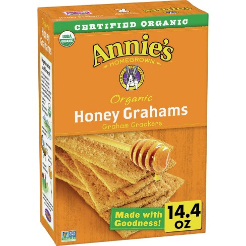 Annie's Homegrown Organic Honey Graham Crackers -14.4oz - image 1 of 4