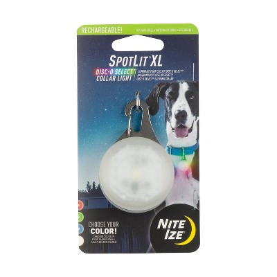 Nite Ize SpotLit Rechargeable Disc-O Light Dog Collar - XL
