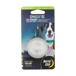 Nite Ize SpotLit Rechargeable Disc-O Light Dog Collar - XL - 1 of 4