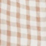 brown sugar ivory gingham