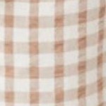 brown sugar ivory gingham