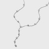 Stone Y-Necklace - Silver: Lobster Claw Clasp, Zinc Alloy, 8" Length, 3-Piece Set - 4 of 4