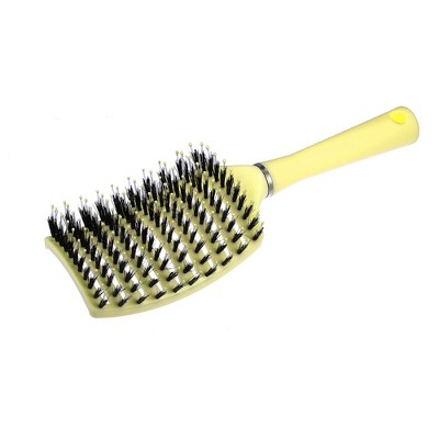 Glamlily 2 Pack Boar Bristle Hair Brushes With Nylon Pins And Bamboo  Handles, Wave Brush, 9 In : Target