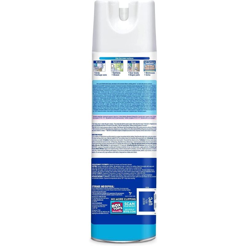 Lysol Crisp Linen Disinfectant Spray - 19oz, 3 of 11