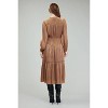 Women's Pleated Detail Midi Dress - current air - 3 of 4