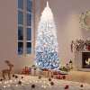 Acekool Snow Flocked Prelit Artificial Tree, Festive Decor for Home or Office - 3 of 4