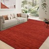 Washable Abstract Rug, Non-Slip Low Pile, Stain-Resistant Accent Carpet for Living Room, Bedroom, Office - 4 of 4