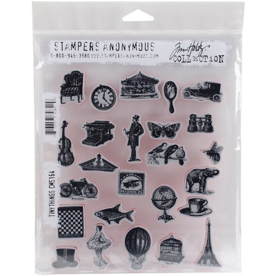 Tim Holtz Cling Stamps 7"X8.5"