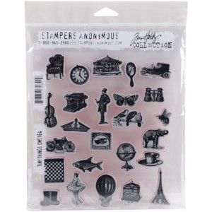 Tim Holtz Cling Stamps 7"X8.5" - 1 of 2