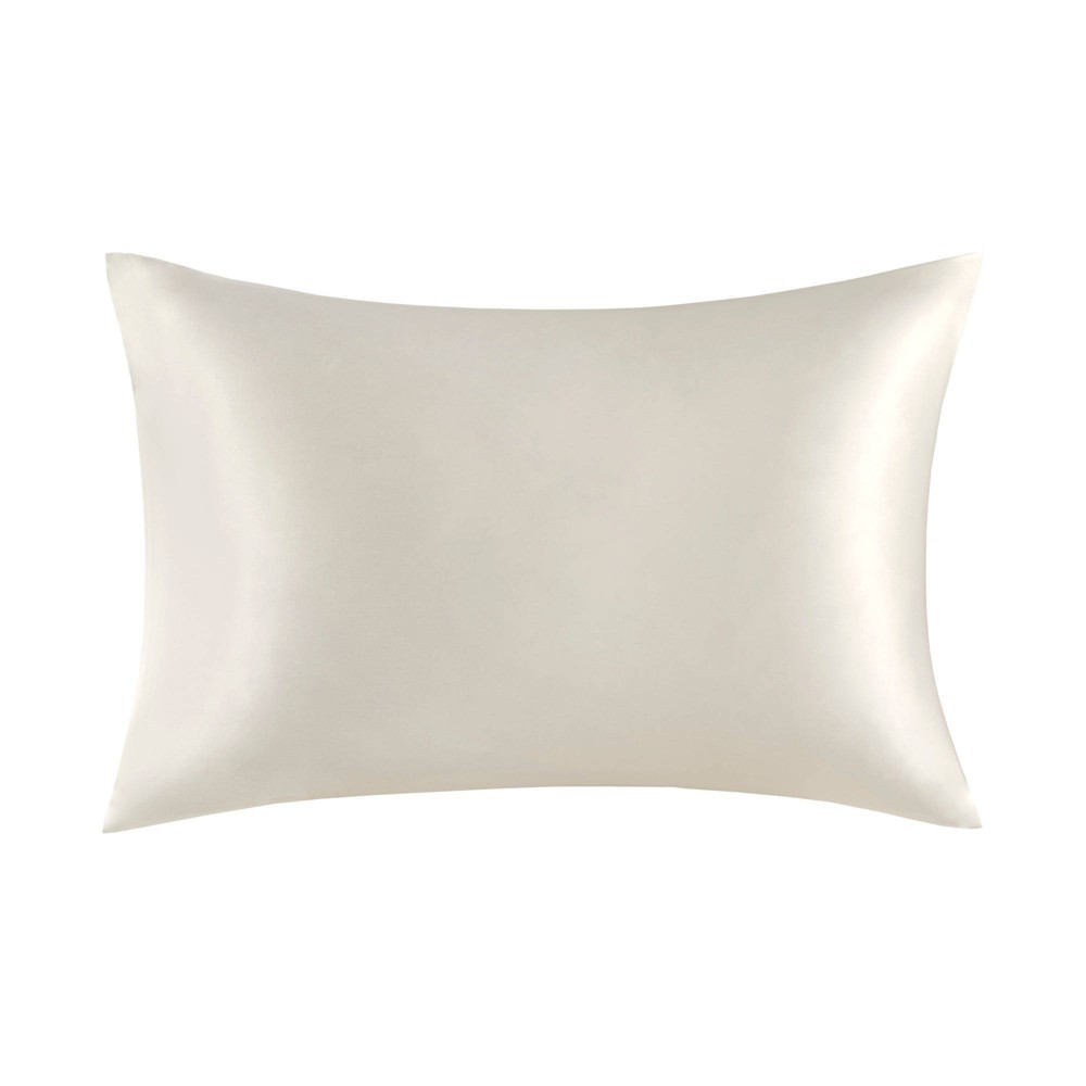 Photos - Bed Linen Standard Mulberry 100 Silk Pillowcase Ivory