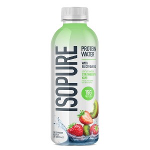 Isopure RTD Strawberry Kiwi Protein Water - 20 fl oz - 1 of 4
