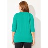 Catherines Women's Plus Size Beaded Embellished Tunic - 3 of 4