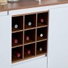 Dexmalle Farmhouse 68.9'' Kitchen Buffet Cabinet with Wine Cabinet - 4 of 4