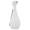 Sagebrook Home 7" Cat with Glasses Sculpture - Contemporary Ceramic White Cat Statue with Black and Beige Accents for Home or Office Decor - Cat - 4 of 4
