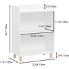 CAVINAS Children Bookcase Multifunction Display Stand Bookshelf Toy Storage Organizer with Legs for Kids Room, Living Room, Nursery - 3 of 4