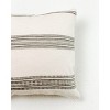 Slickblue 18 Inch Cotton Throw Pillow, Handwoven Cover with Insert, Classic Stripe Style, Square Cushion, Color Options - 2 of 4